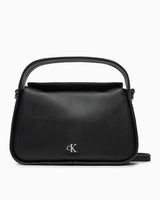 Calvin Klein Metal Mono Mini Logolu El Çantası Black