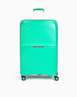 Benetton Trolley Logolu Büyük Boy Valiz Yeşil