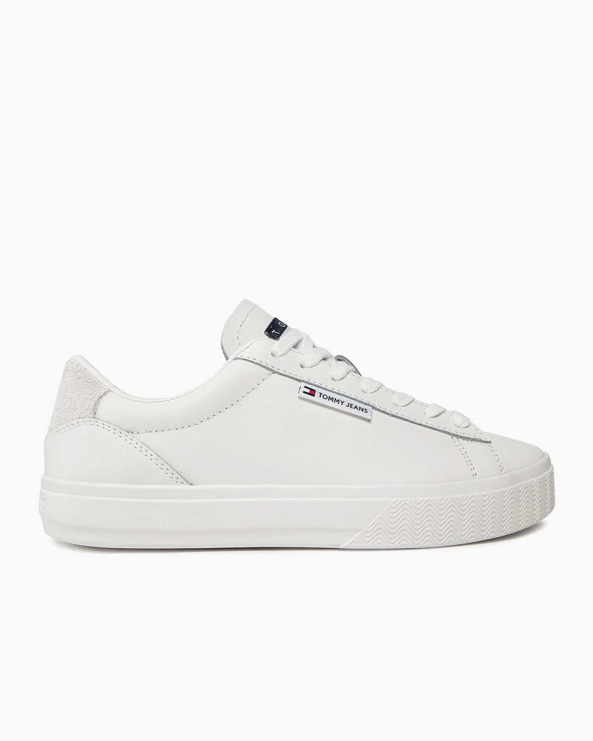 Tommy Hilfiger Cupsole Low Top Sneakers Ecru