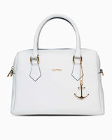 Nautica Uzun Askı Detaylı El Çantası Beyaz