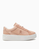 Tommy Hilfiger Platform Court Logolu Sneaker Pink Bloom