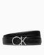 Calvin Klein Logo Fixed Belt Kemer Ck Black Croco
