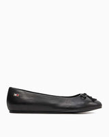 Tommy Hilfiger Essential Chic Ballerina Kurdele Detaylı Günlük Ayakkabı Black
