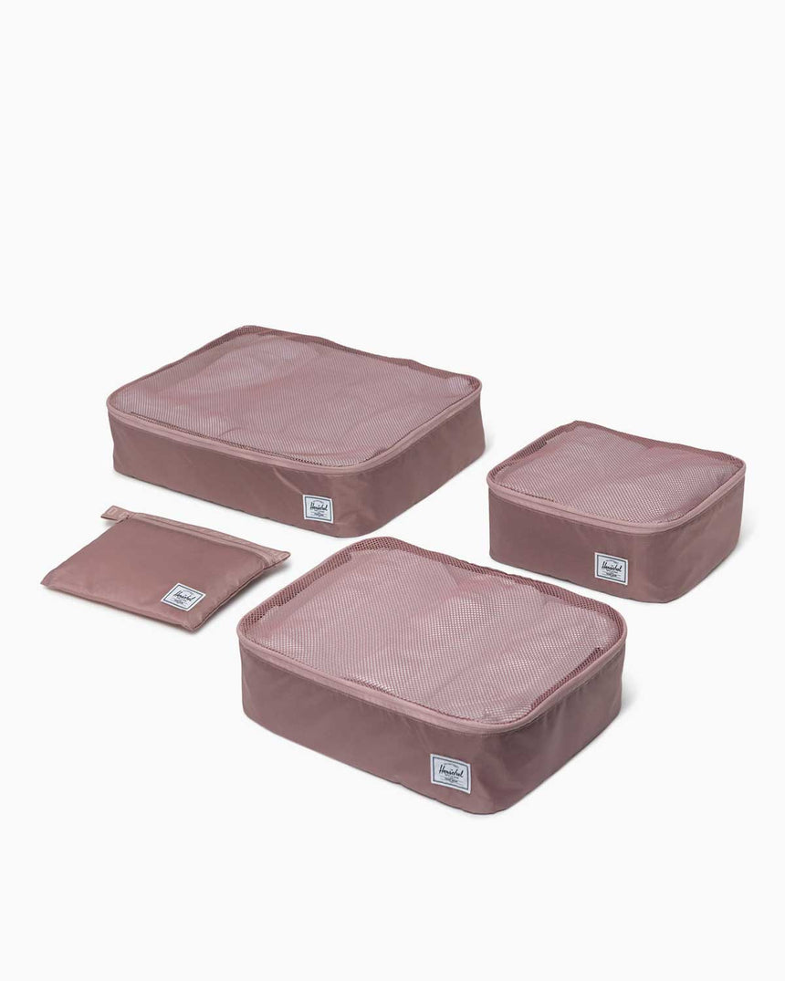 Herschel Kyoto Packing Cubes Çanta Düzenleyicisi Ash Rose