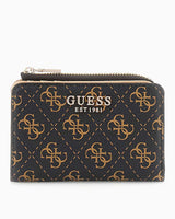 Guess Laurel Slg Monogram Desenli Cüzdan Brown Logo