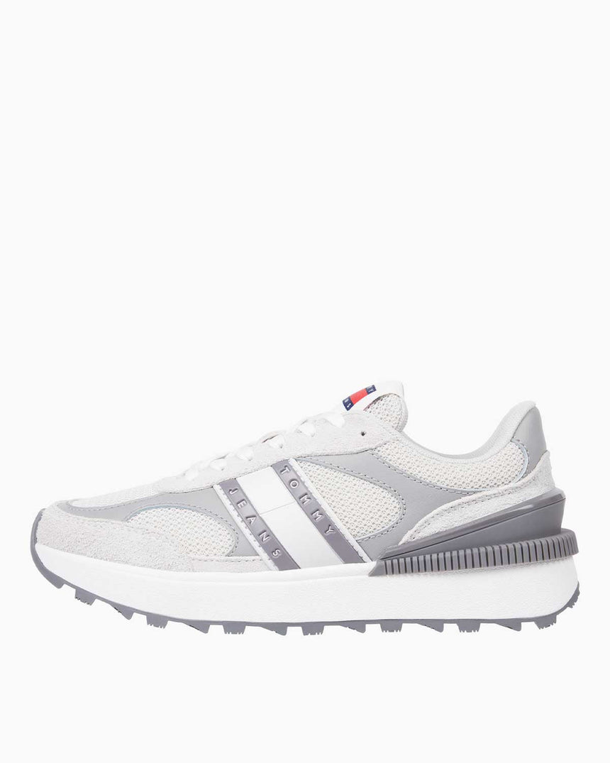 Tommy Hilfiger Tech Süet Runner Sneaker Stratus Grey