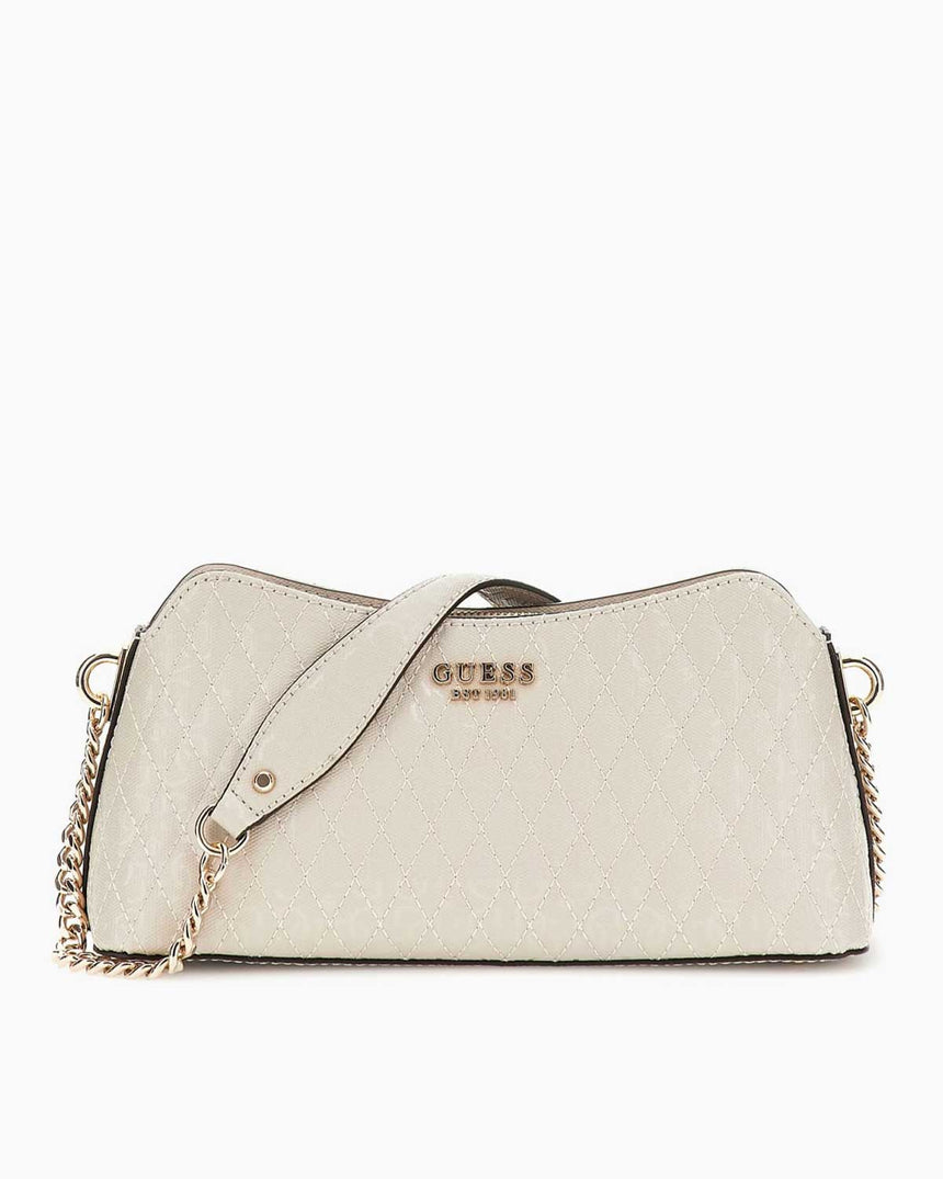 Guess Betula Zincir Detaylı Parlak Omuz Çantası Tau