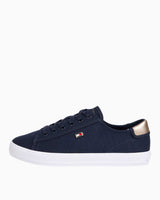 Tommy Hilfiger Canvas Lace Up Sneaker Space Blue