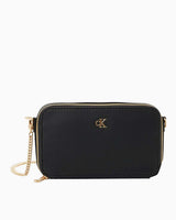 Calvin Klein Minimal Mono Logolu Kadın Camera Bag Black
