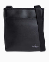 Calvin Klein Mono Logo Flat Çapraz Askılı Çanta Black