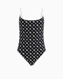 Guess One Piece Logolu Mayo Summer Peony Jblk Ao