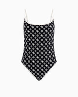 Guess One Piece Logolu Mayo Summer Peony Jblk Ao