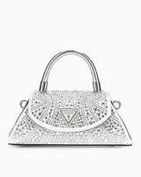 Guess Beauvoir Handle Zincir Detaylı El Çantası Silver