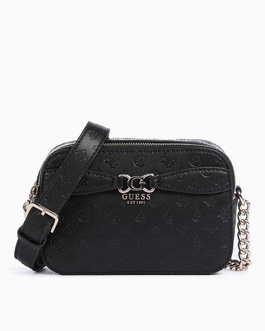 Guess Deesa Logolu Çapraz Askılı Çanta Black Logo