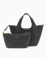 Guess Calista 2 in 1 Mini Tote Kadın El Çantası Black