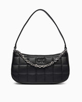 Calvin Klein Square Quilt Chain Omuz Çantası CK Black