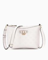 Guess Gerty Logolu Çapraz Askılı Çanta Off White