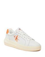 Calvin Klein Chunky Chunky Laceup Kadın Sneaker Bright White/Shocking Orange