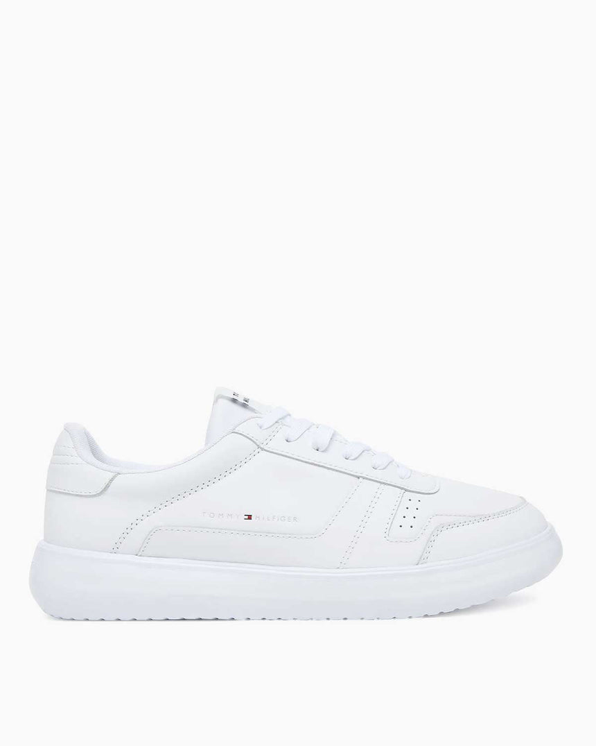 Tommy Hilfiger Haven Parlak Deri Erkek Sneaker White