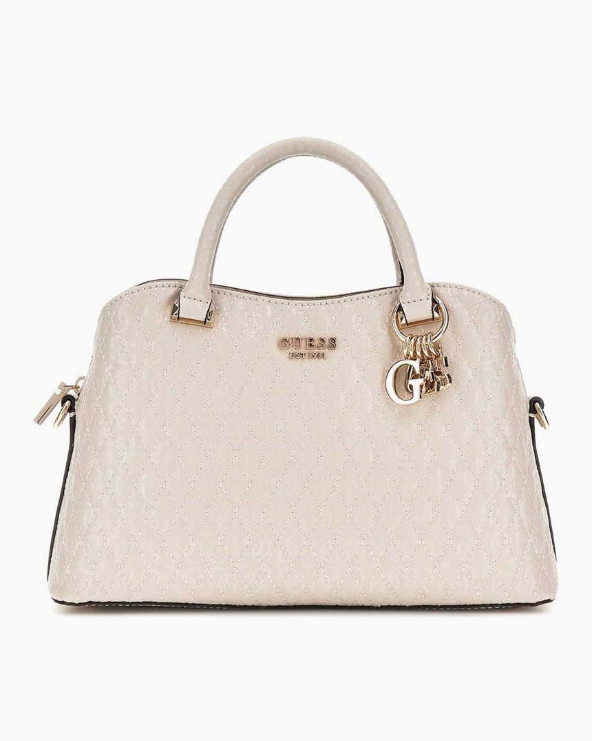 Guess Betula Çift Manyetik Kapaklı Satchel El Çantası Tau