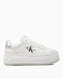 Calvin Klein Bold Platform Low Lace Up Sneakers Bright White/Silver