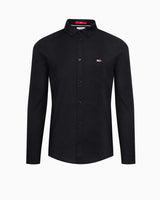Tommy Jeans Slim Stretch Oxford Gömlek Black