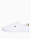 Tommy Hilfiger Canvas Lace Up Sneaker White