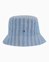 Tommy Hilfiger Essential Bucket Logolu Şapka Blue