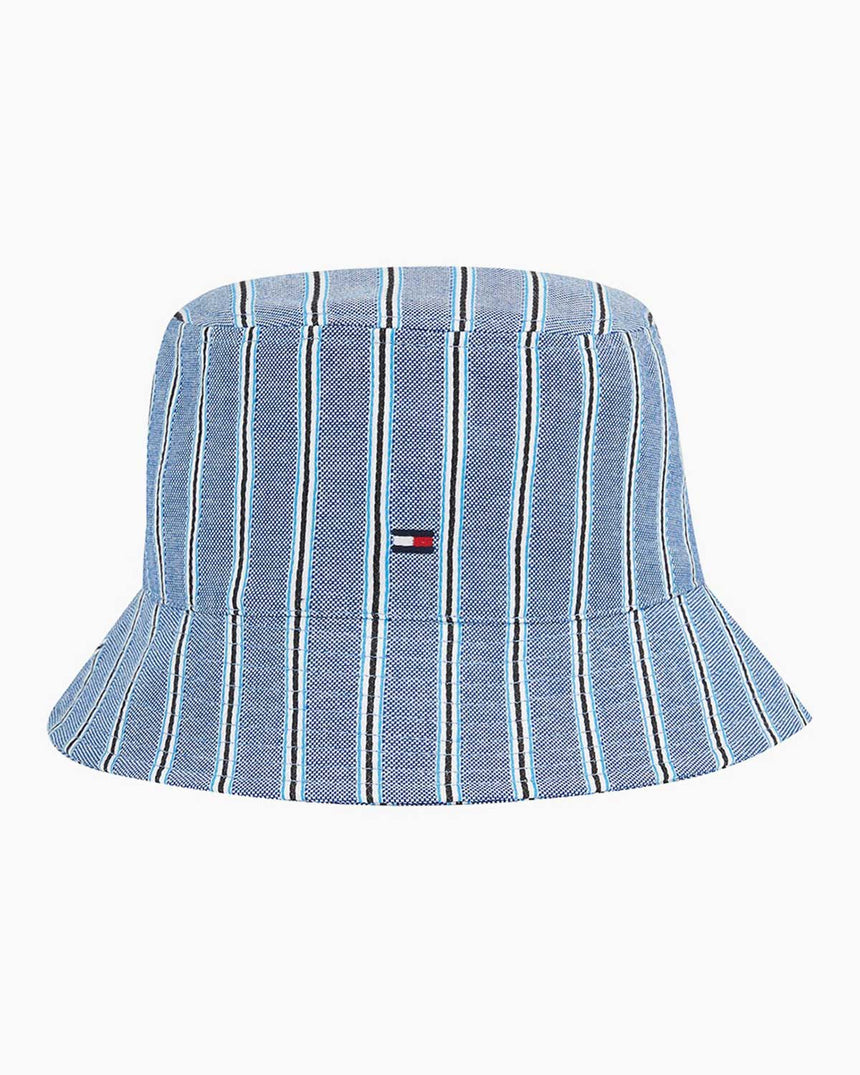 Tommy Hilfiger Essential Bucket Logolu Şapka Blue