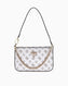 Guess Noelle Zincir Aksesuarlı Omuz Çantası White Logo