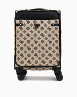 Guess 18 In 8-Wheeler Desenli Kabin Boy Valiz Black Logo