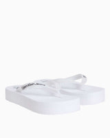 Calvin Klein Beach Flatform Flip Flops Terlik Bright White/Black