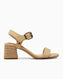 Tommy Hilfiger Block Mid Heel Topuklu Sandalet Beige