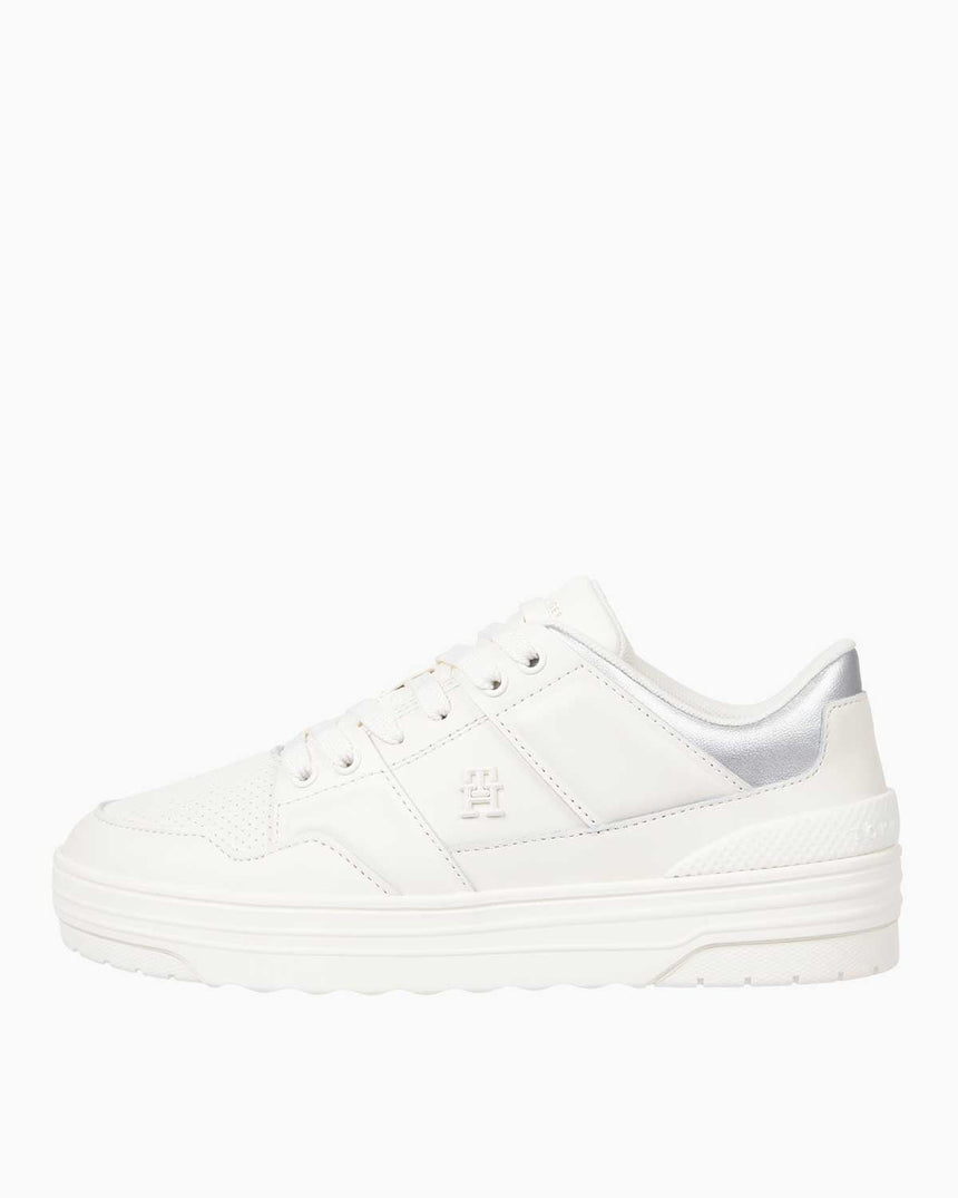 Tommy Hilfiger Feminine Basket Sneaker Ivory Petal