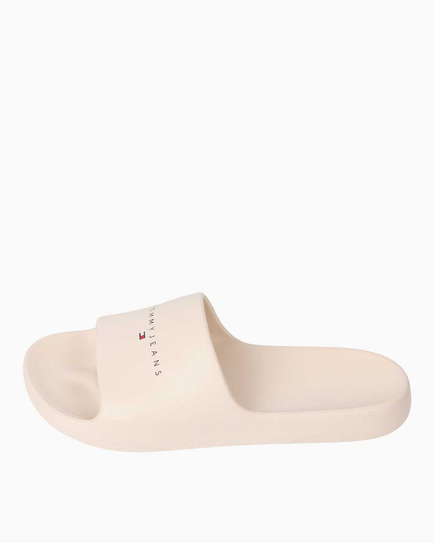 Tommy Hilfiger Logolu Basic Terlik Newsprint