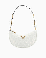 Guess Giully Üçgen Metal Logolu Omuz Çantası