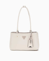 Guess Emiliya Girlfriend Aksesuarlı Omuz Çantası Ivory