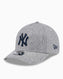 New Era Cotton Weave NY Unisex Şapka Gri