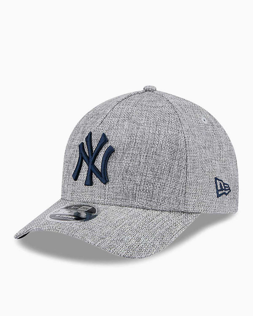 New Era Cotton Weave NY Unisex Şapka Gri