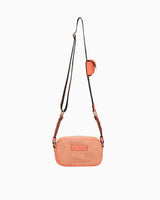 Nautica Hasır Çapraz Askılı Çanta Mercan