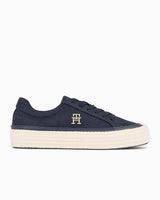 Tommy Hilfiger Linnen Low Top Sneaker Space Blue