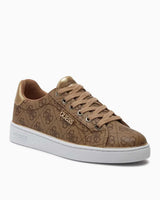 Guess Cupsole Low Monogram Sneaker Beige / Brown