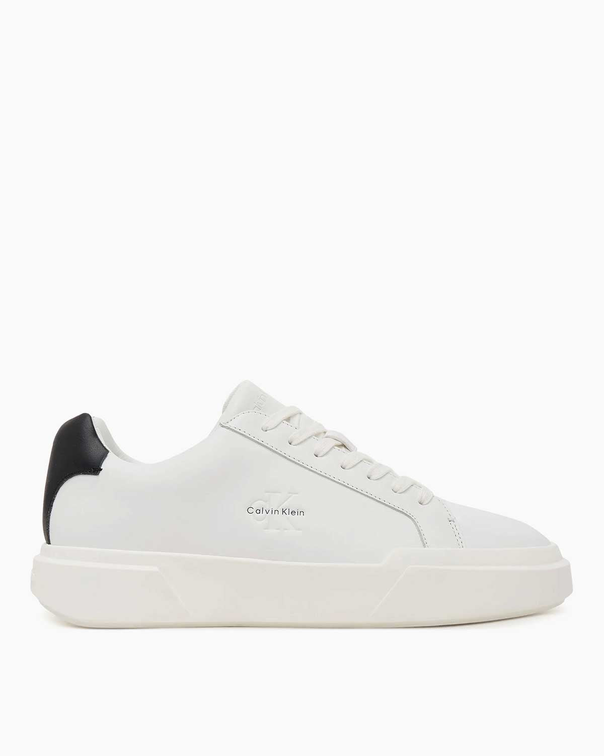 Calvin Klein Avenue Kısa Kalın Taban Erkek Sneaker Bright White