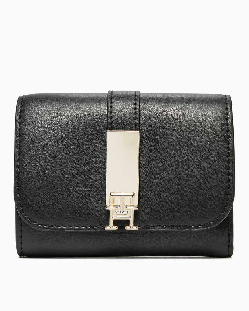 Tommy Hilfiger Heritage Med Flap Metal Logolu Cüzdan