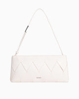 Calvin Klein Elongated Shoulder Bag Omuz Çantası Chalk