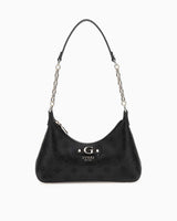 Guess Gerty Zincir Detaylı Omuz Çantası Black