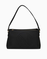 Nautica Logo Detaylı Omuz Çantası Siyah