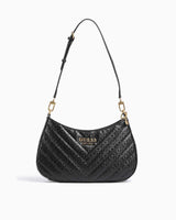 Guess Jania Top Logolu Omuz Çantası Black