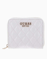 Guess Yarmilla Slg Small Zip Around Cüzdan White