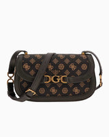 Guess Ayarlanabilir Çapraz Askılı Çanta Mocha Logo